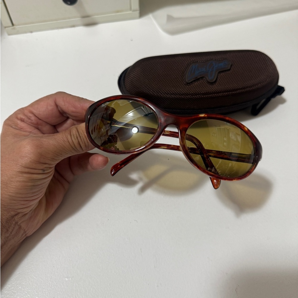 Maui MJ 125-10 Tortoiseshel Brown Polarized, Stylish Brown Sunglasses. Unisex - Picture 8 of 16